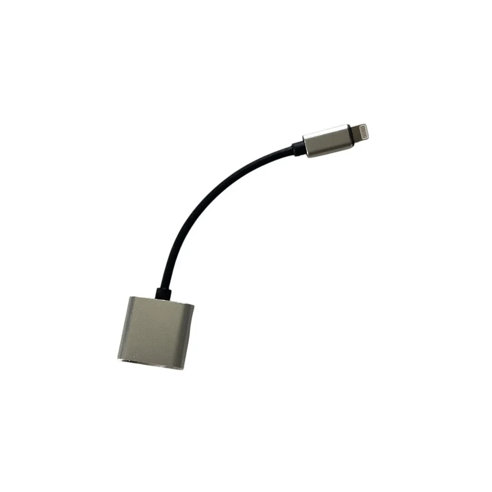 Iphone Dual Lightning Headphone Splitter 2in1 Audio‎ Charge Adapter Dongle Jack